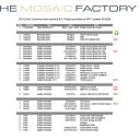 TMF Pricelist with full range o mosaic tiles